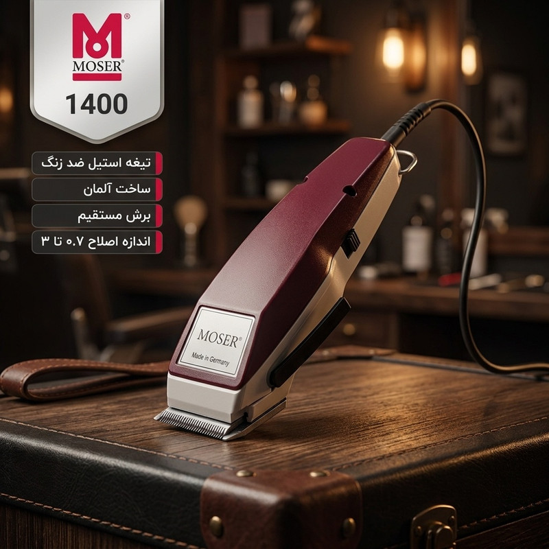 ماشین اصلاح موی سر و صورت موزر مدل 0050-1400