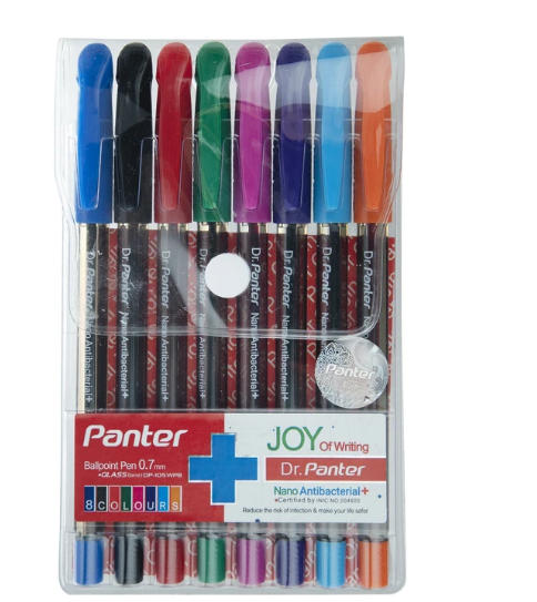 خودکار پنتر مدل فوق روان نانو باکتروپاد کد DP-105 بسته 8 عددی